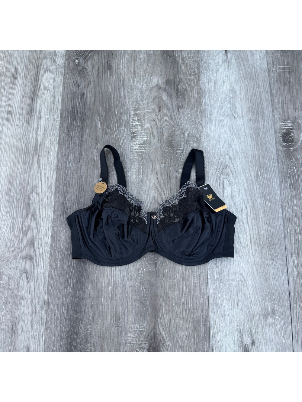 Wacoal New Black Side Note Underwire Bra 38DD